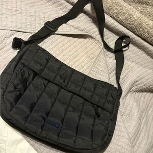Black Quilted Crossbody Bag